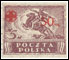 Polish Stamps scottB11-14, Znaczki Polskie Fischer 121-24